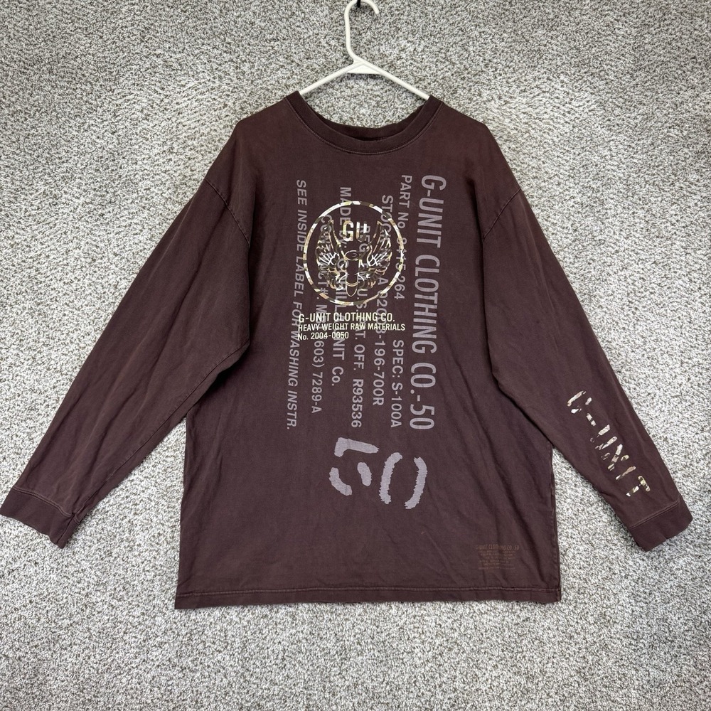 Vintage G-Unit Formula Fifty 50 Shirt Men's XL Heavyweight Y2K Hip Hop Street